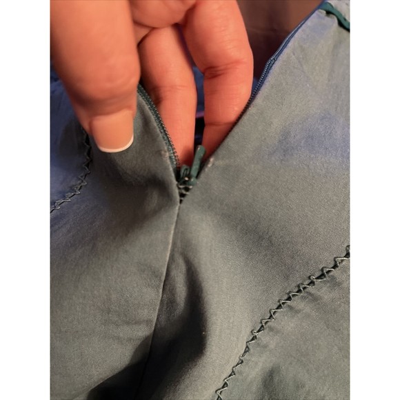 Anthropologie Sitwell Womens Skirt 0 Green St. Patrick's Thread Textured Boho - Picture 10 of 12